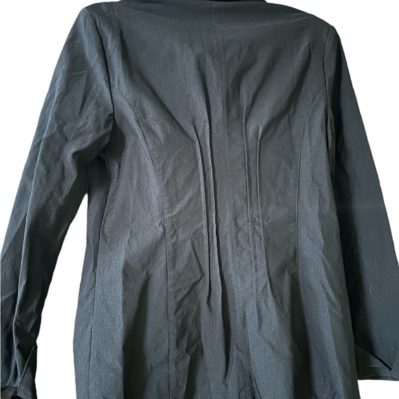 Joseph Ribkoff Size 14 Vintage Black Blazer, 3 button, cuffed sleeves, stretch - Picture 4 of 5